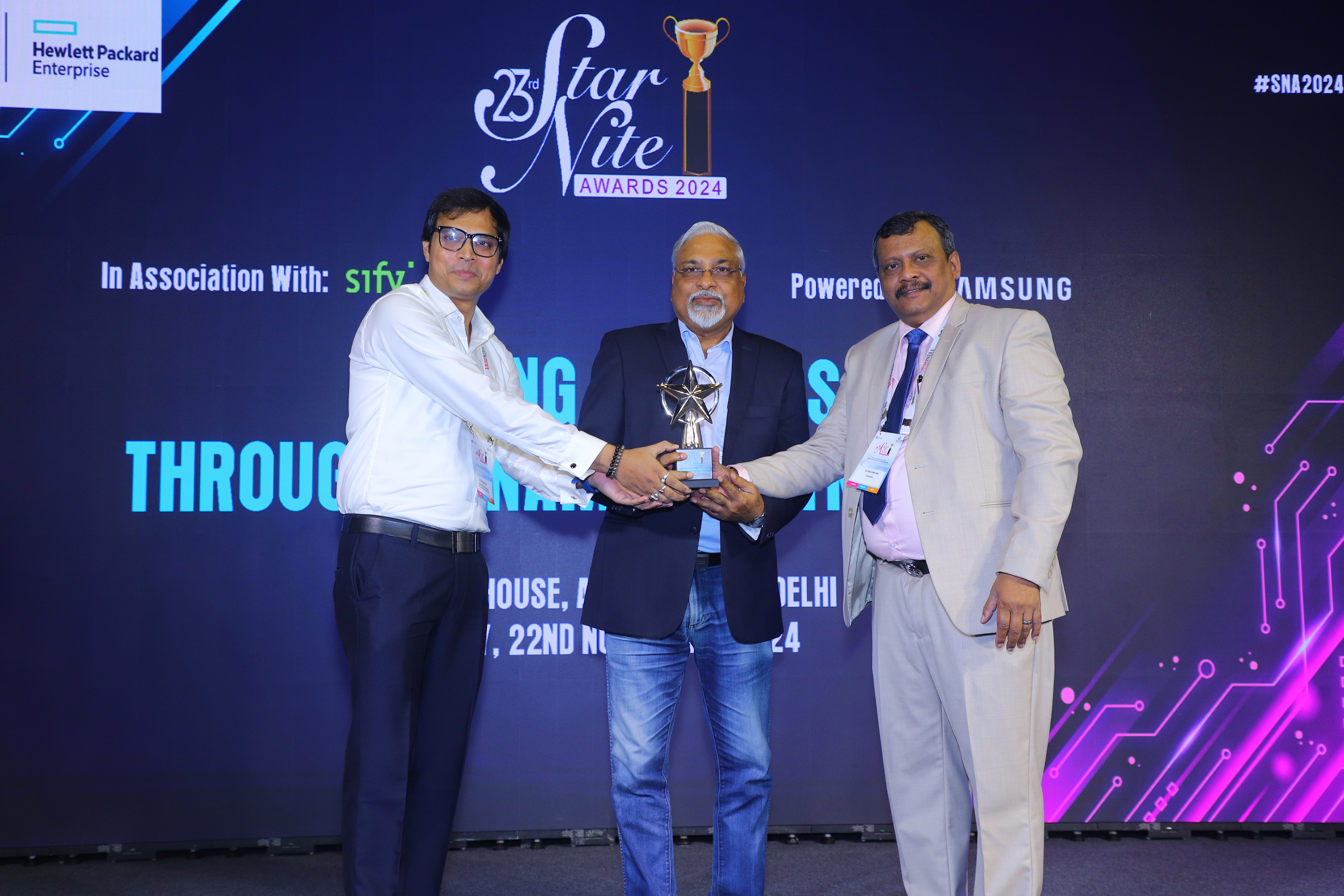 Eminent VARs of the Year 2024 Awards in the Category of - Best Information Security Partner: Secure Network Solutions India Pvt. Ltd.