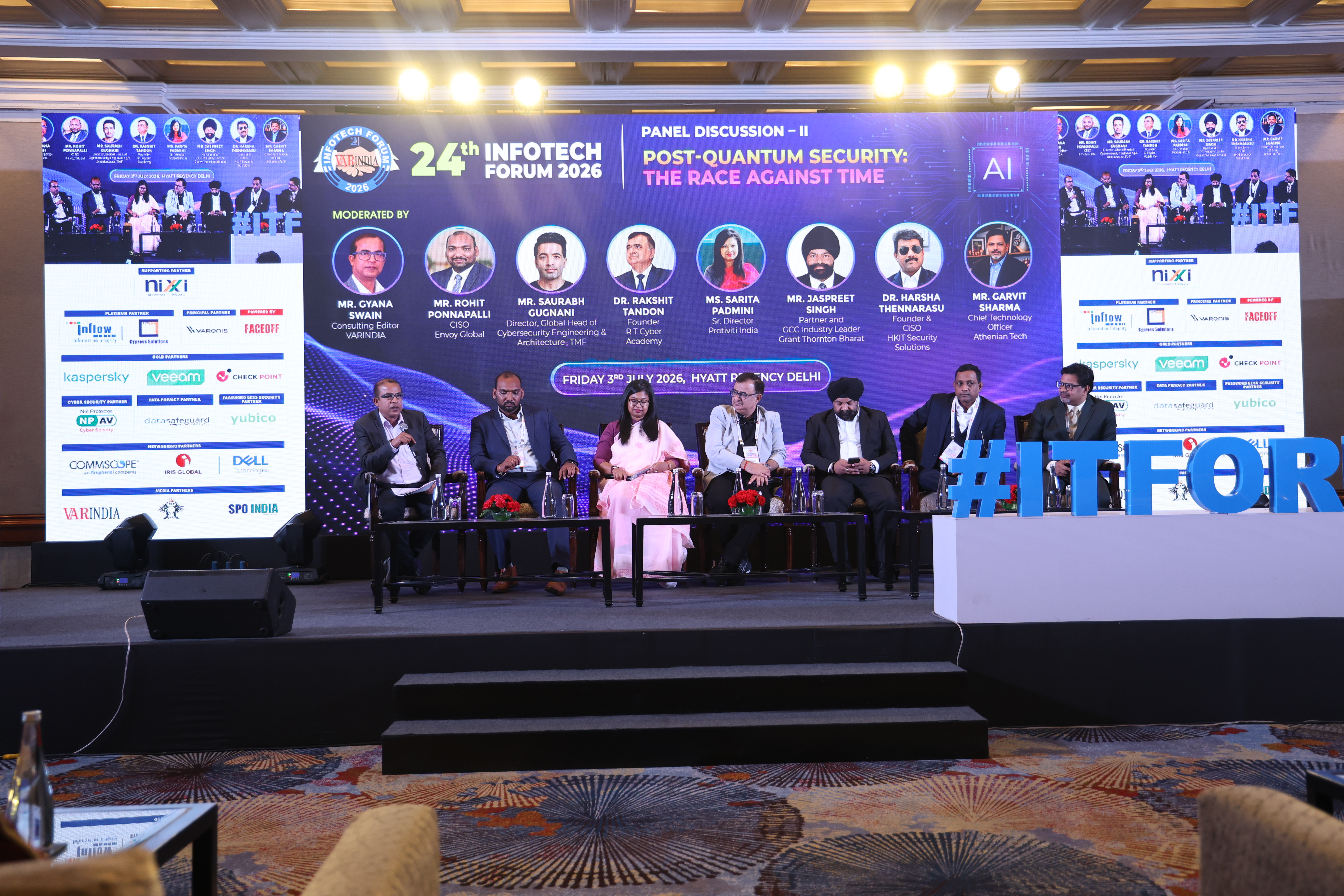 Panel Discussion-II Mr. Gyana Swain, Mr. Rohit Ponnapalli, Ms. Sarita Padmini, Dr. Rakshit Tandon, Mr. Jaspreet Singh, Dr. Harsha Thennarasu, Mr. Garvit Sharma