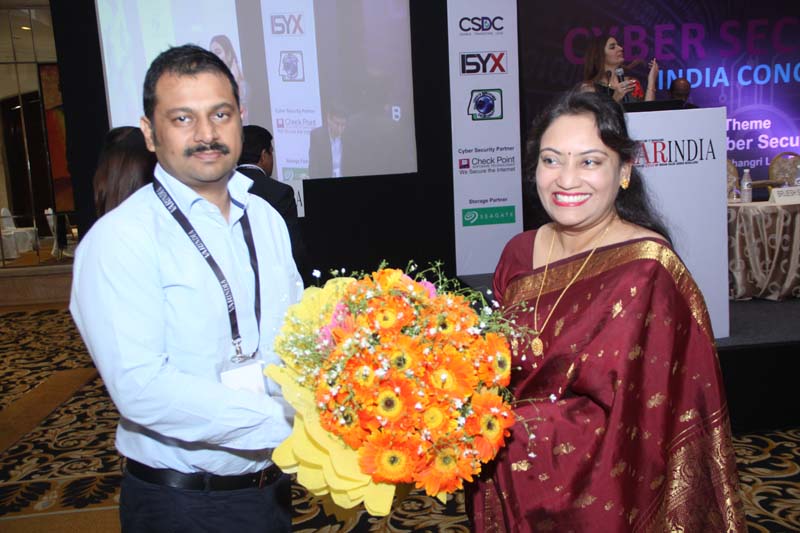 S Mohini Ratna welcomes Mr. Brijesh Singh, Inspector General of Police (Cyber), Maharashtra Police to address the session -III ,which is on how to sec