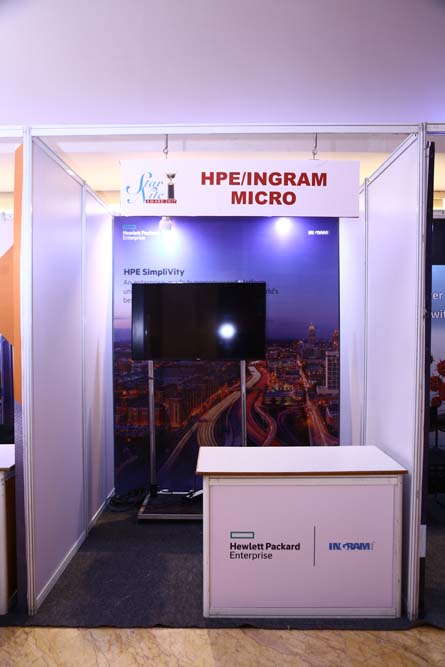 HPE-IngramMicro stall at 16th star nite awards 2017
