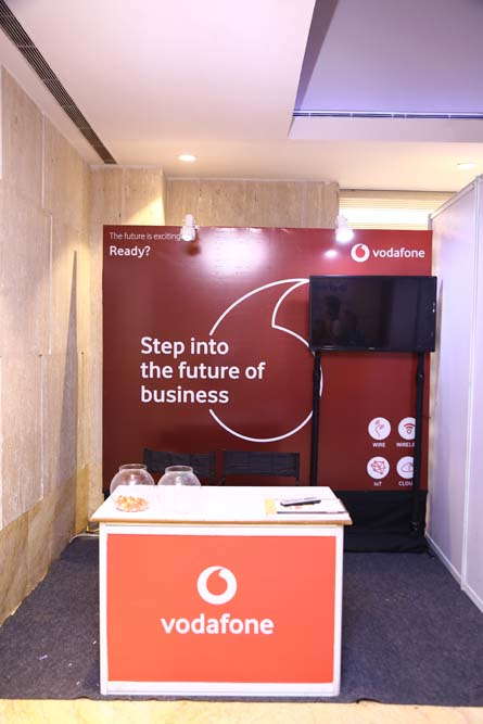 VODAFONE stall at 16th star nite awards 2017