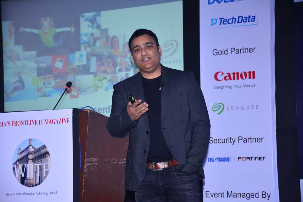 Presentation by Sameer Bhatia, Country Manager, India & SAARC, Seagate Technology at 8th WIITF 2018