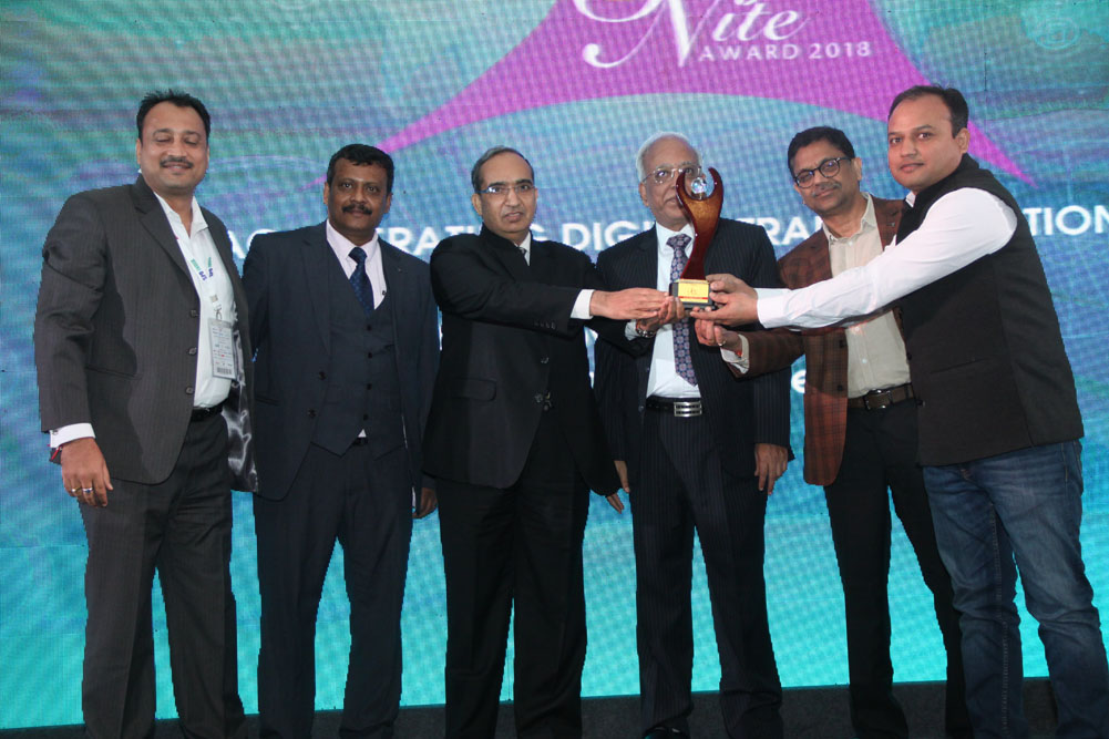 Acer India  receiving the award for Best Gaming Laptop at 17th Star Nite Awards 2018