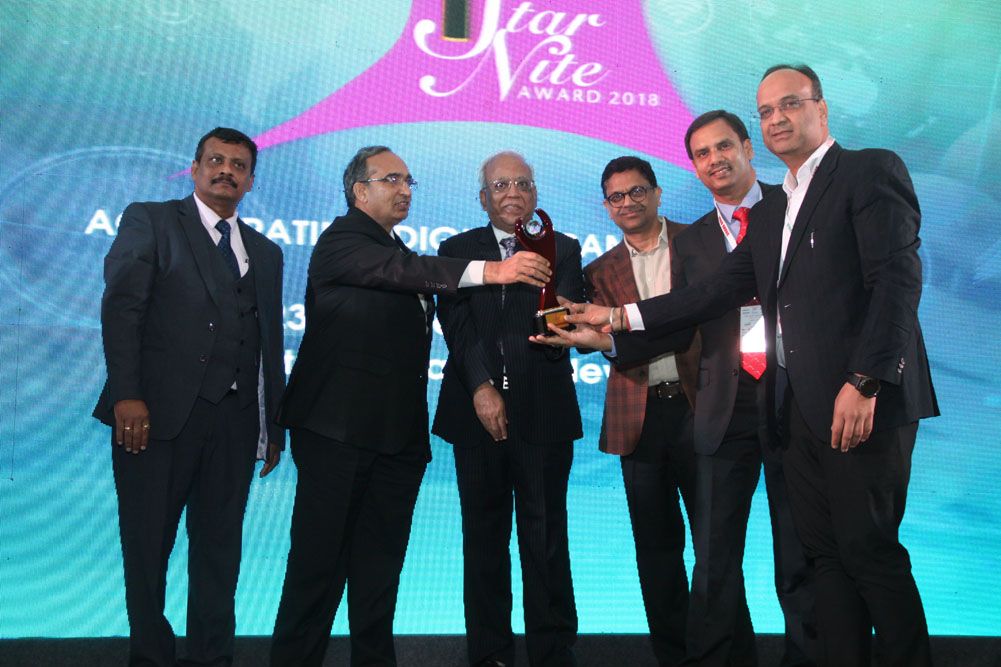 APC by Schneider  receiving the award for Best Power Management Solution Company at 17th Star Nite Awards 2018