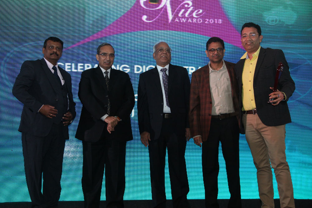 NVIDIA Graphics Card receiving the award for Best Graphics Card at 17th Star Nite Awards 2018