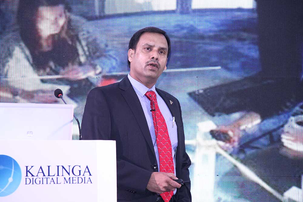 Ranjan Kumar, General Manager - Schneider Electric IT Business India Pvt. Ltd. addresssing the audience at VAR Symposium - 17th Star Nite Awards 2018