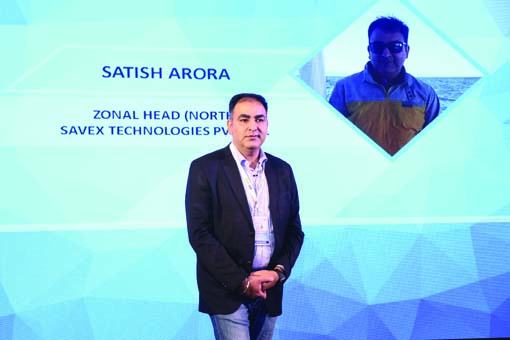 Presentation by Mr. Satish Arora, Zonal Head (North) - Savex Technologies Pvt. Ltd. at Star Nite Awards Super Session 2019