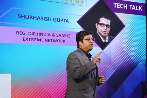 Tech-talk by Shubhasish Gupta- Reg. Dir(India & SAARC)-Extreme Networks at 18th Star Nite Awards 2019
