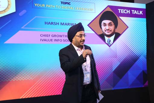 Tech-talk by Mr. Harsh Marwa, Chief Growth Officer- I Value Info Solutions at 18th Star Nite Awards 2019