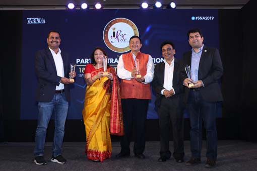 The VENDOR AWARDS  being given away by Mr. Rajesh Aggarwal, D.G- Training, Ministry of Skill Development, Govt. of India; Mr. S. N.Tripathi, Director-