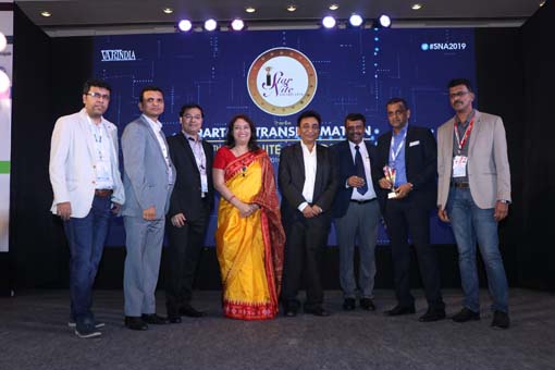 The AWARDS  being given away by Mr. Rajesh Aggarwal, D.G- Training, Ministry of Skill Development, Govt. of India; Mr. S. N.Tripathi, Director-Indian 