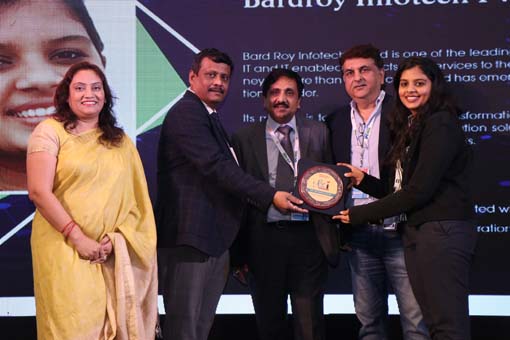 BEST NETWORKING PARTNER Award goes to BARDROY INFOTECH PVT LTD at VAR Symposium 2019