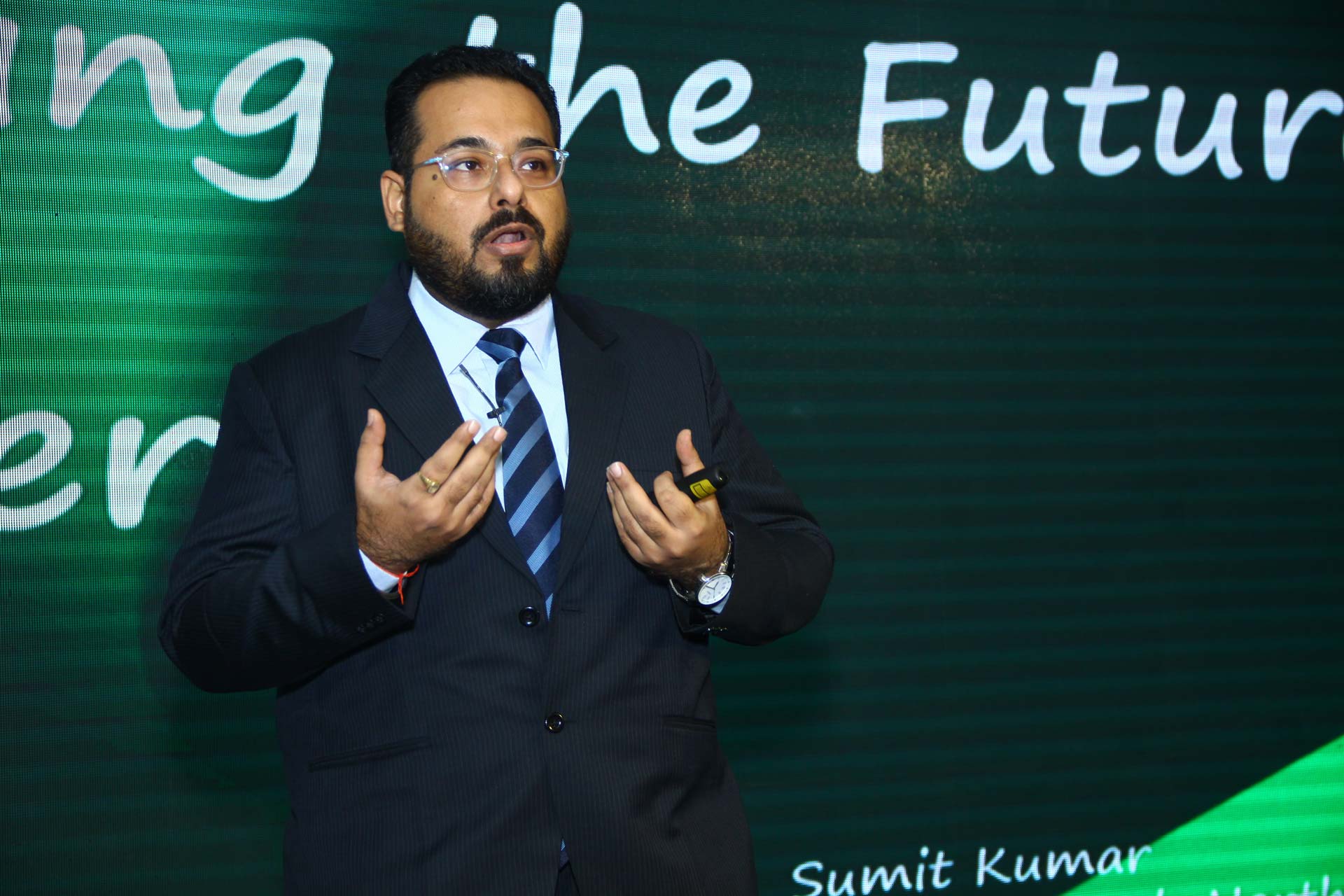 Presentation by Mr. Sumit Kumar, Regional Head for North & East India, Bangladesh & Nepal - Kaspersky at 20th Star Nite Awards 2021