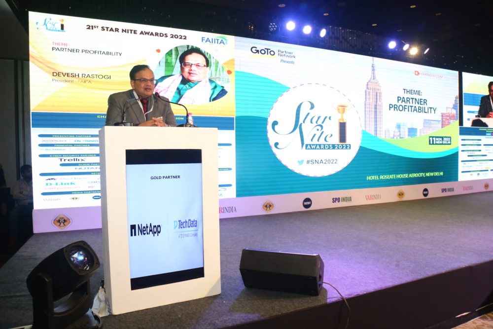 Welcome address by Devesh Rastogi, President, FAIITA