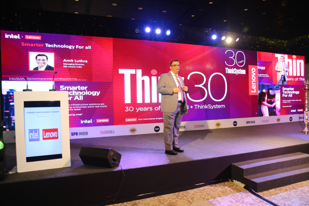 Channel Empowerment Session : Opening keynote address by Amit Luthra, Managing Director- Lenovo ISG