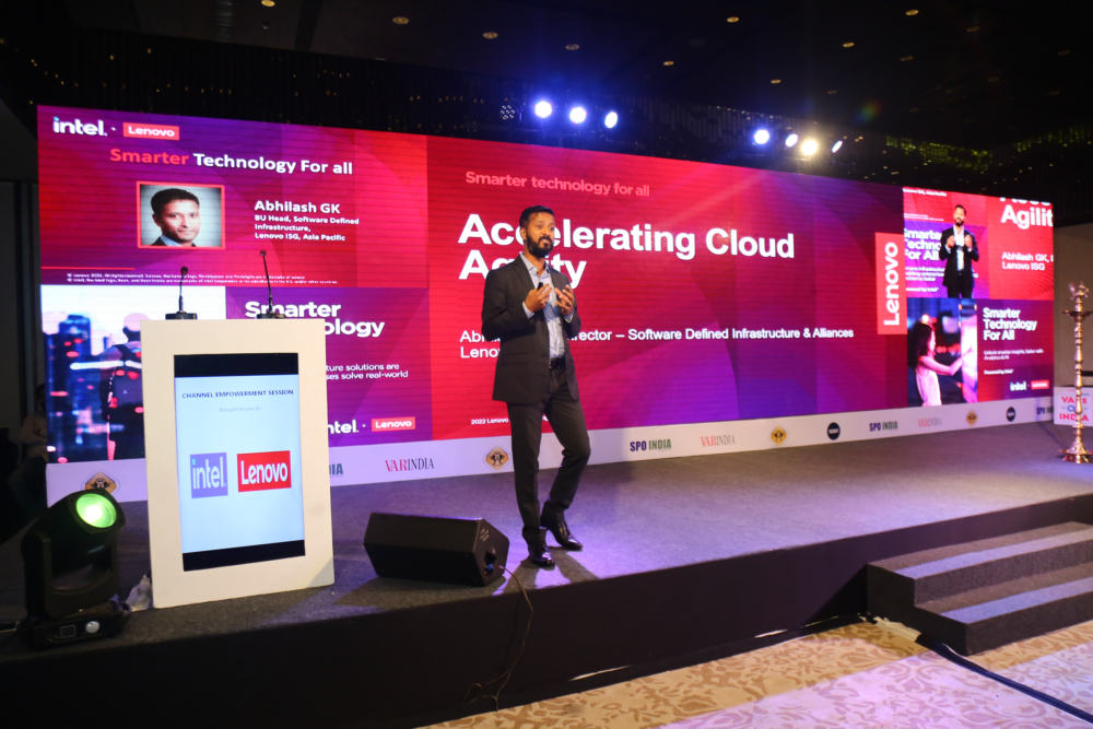 Channel Empowerment Session : Abhilash GK, Director - Software Defined Infrastructure & Alliances - Lenovo ISG