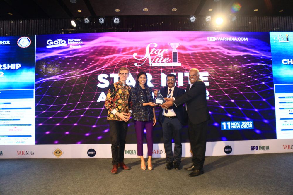 Best Cloud Infrastructure Solutions Company Award - Netapp India Pvt. Ltd.