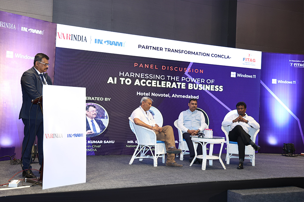 Panel Discussion with Dr. Deepak Kumar Sahu (Moderator), VARINDIA and Mr. Alpesh Patel, Mr. Vishal Prakash Shah, and Mr. Saranga Babu