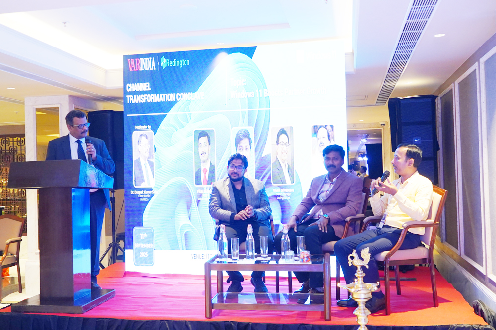 Panel Discussion: Moderate by Dr. Deepak Kumar Sahu; Vikas Hisariya, Vishal Peripherals; M. Srinivasa Rao, Blue Wave IT Solutions; Vivek Srivastava,Re