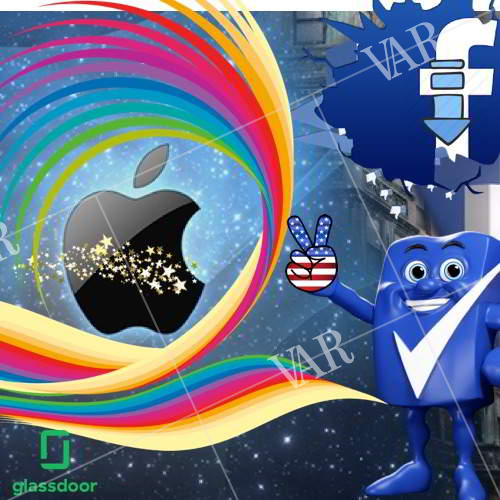 facebook lose the badge of the best place to work in the us  apple gains the ground