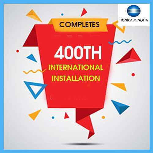 Konica Minolta completes its 400th international installation of the AccurioLabel 190