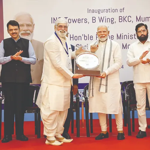 PM Modi inaugurated the B-wing of the INS Towers at BKC, Mumbai