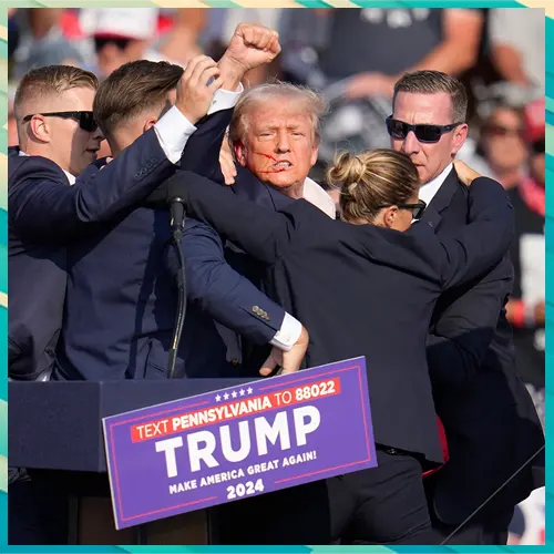 Trump escapes a failed assassination attempt during a Pennsylvania campaign event