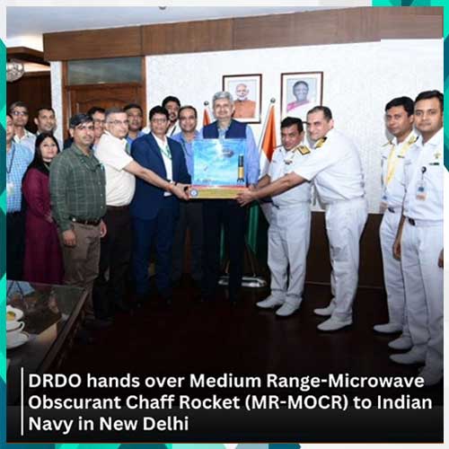 DRDO Unveils Advanced Microwave Chaff Technology for Indian Navy DRDO Unveils Advanced Microwave Chaff Technology for Indian Navy