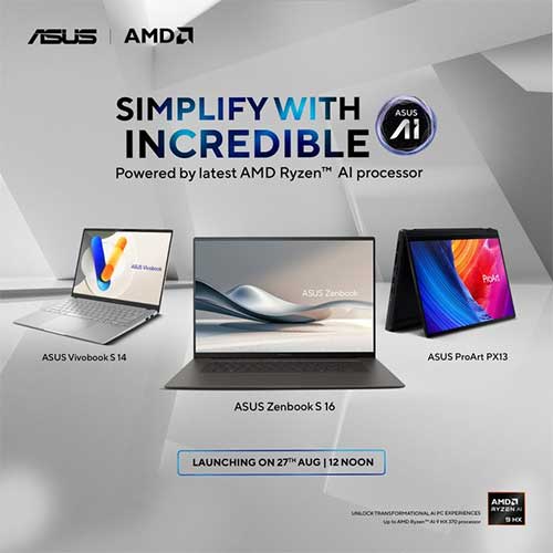 ASUS Unveils New Laptop Lineup