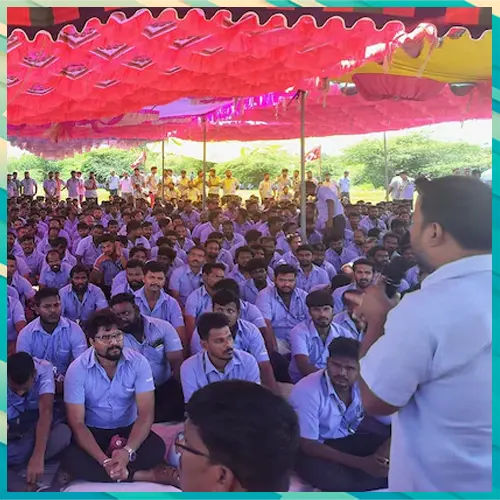 Samsung India workers call off over a month-long strike Samsung India workers call off over a month-long strike