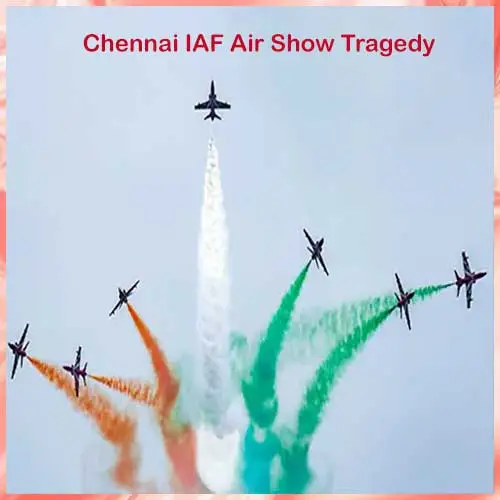 Chennai IAF Air Show Tragedy: How Overcrowding and Heat Led to a Deadly Disaster Chennai IAF Air Show Tragedy: How Overcrowding and Heat Led to a Deadly Disaster