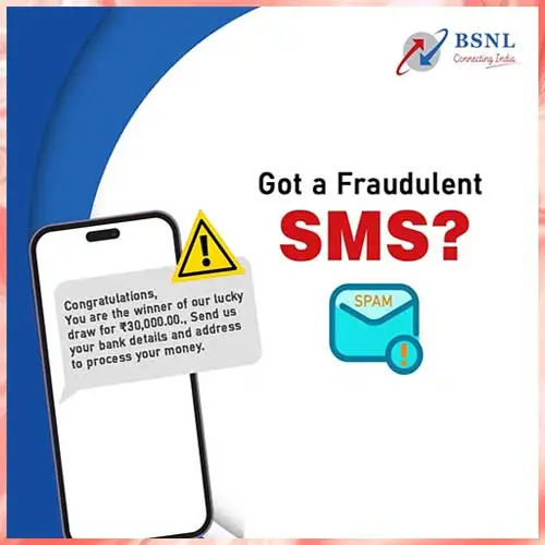 Report fraudulent SMS easily with BSNL’s new app feature Report fraudulent SMS easily with BSNL’s new app feature