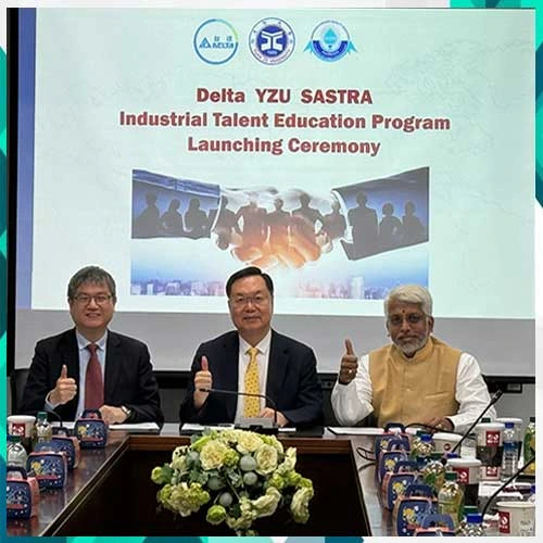 Delta Electronics, Yuan Ze, and SASTRA Launch Global Tech Talent Program Delta Electronics, Yuan Ze, and SASTRA Launch Global Tech Talent Program