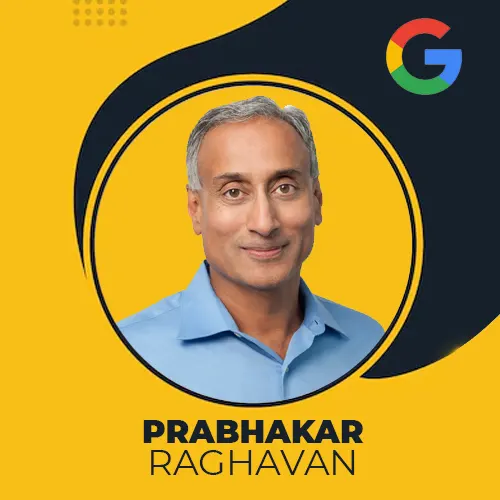 Prabhakar Raghavan announced new CT for Google Prabhakar Raghavan announced new CT for Google