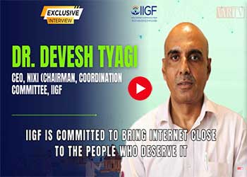 Dr. Devesh Tyagi, CEO of NIXI: Insights on Internet Governance, Youth Participation & Responsible Usage | IIGF 2024