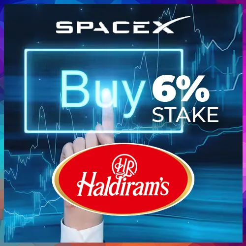 SpaceX investor to buy 6% stake in Haldiram’s for $620M SpaceX investor to buy 6% stake in Haldiram’s for $620M