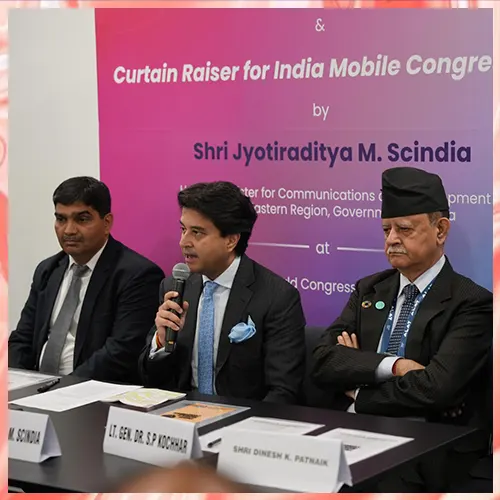 Telecom Minister Jyotiraditya Scindia unveils IMC 2025 at MWC Barcelona Telecom Minister Jyotiraditya Scindia unveils IMC 2025 at MWC Barcelona