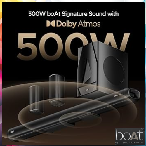 boAt launches Aavante Prime 5.1 5000DA soundbar with Dolby Atmos boAt launches Aavante Prime 5.1 5000DA soundbar with Dolby Atmos