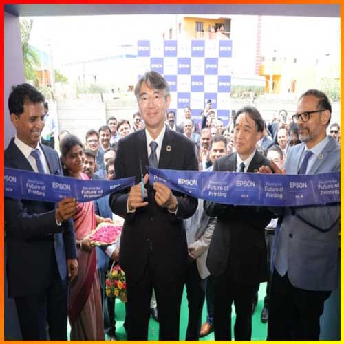 Epson sets up India’s first ink tank printer manufacturing facility Epson sets up India’s first ink tank printer manufacturing facility