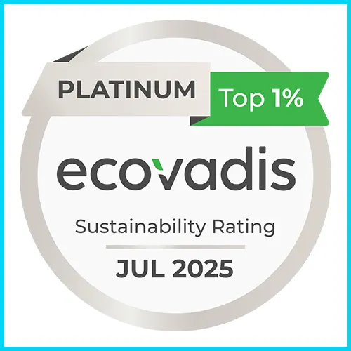 TPV Technology ranks in Top 1% for sustainability, earns EcoVadis Platinum medal