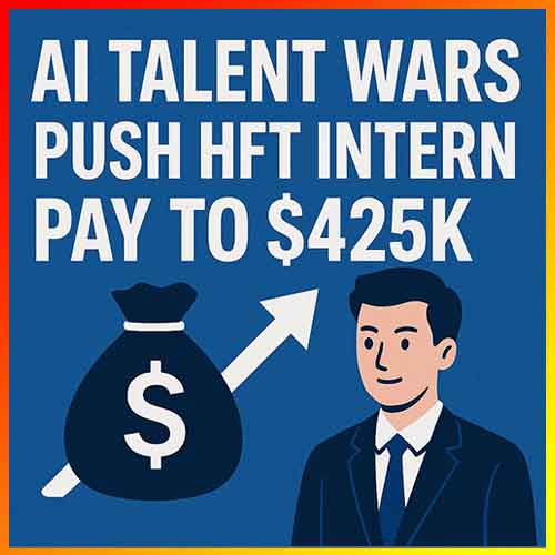 AI Talent Wars Push HFT Intern Pay to $425K