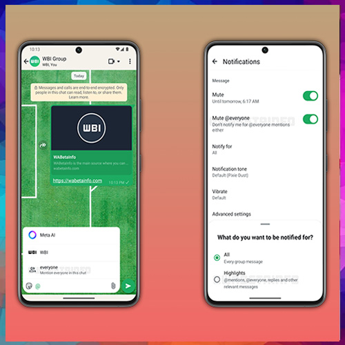 WhatsApp Testing ‘Mute Everyone Mentions’ Feature on Android WhatsApp Testing ‘Mute Everyone Mentions’ Feature on Android