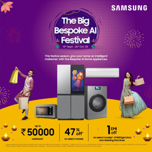 Samsung’s ‘Big Bespoke AI Festival’ brings exclusive discounts, cashback, and rewards on Bespoke AI appliances