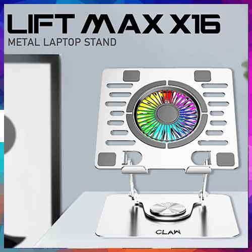 CLAW expands accessories portfolio with Lift Pro X11 and Lift Max X16 premium metal laptop stands