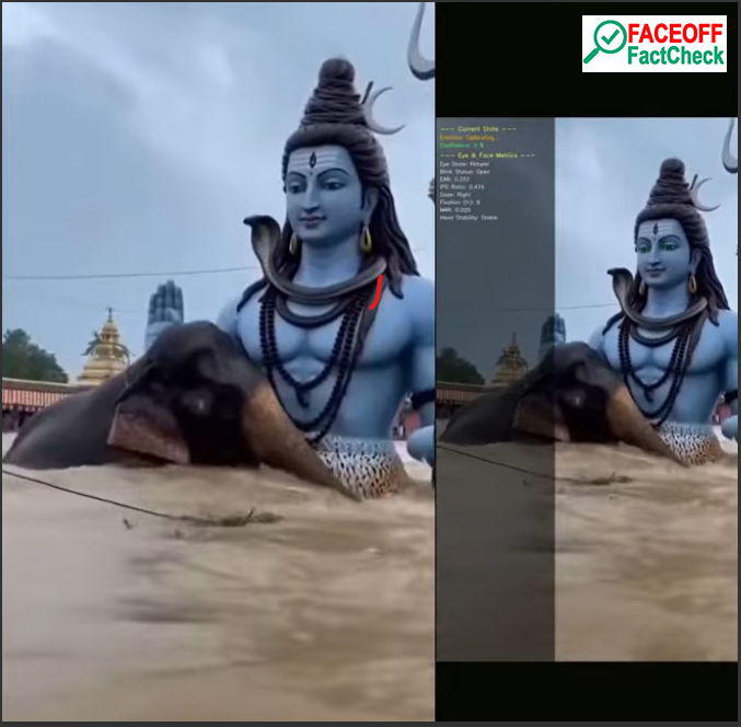 Viral Video of Elephant 'Rescuing' Shiva Statue