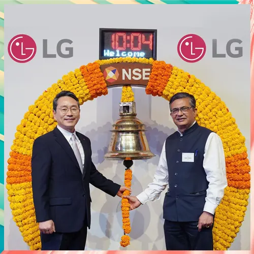 LG Electronics India announces its listing on NSE