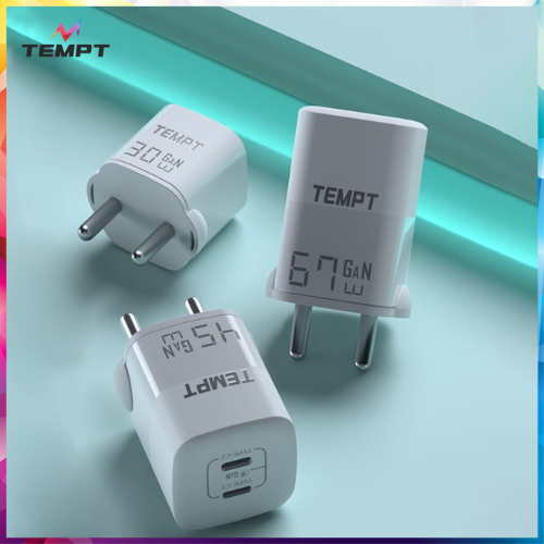 Tempt launches compact and powerful Elite Series GaN³ travel chargers for on-the-go users