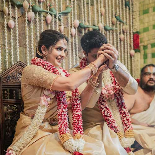 Anirudha Srikkanth Marries Actress-Model Samyuktha