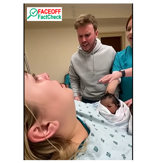 AI-Generated Videos Falsely Depict White Couples Shocked by Newborns' Skin Tone