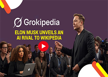 Elon Musk Unveils Grokipedia, an AI Rival to Wikipedia